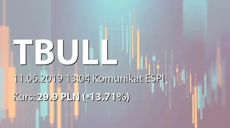 T-Bull S.A.: Informacja produktowa (2019-06-11)