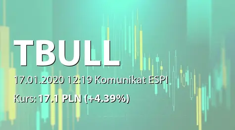 T-Bull S.A.: Informacja produktowa (2020-01-17)