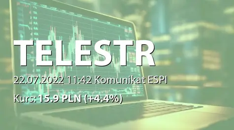 Telestrada S.A.: Zbycie akcji przez Cathetel Ltd. (2022-07-22)