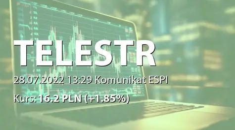 Telestrada S.A.: Zbycie akcji przez członka RN - korekta (2022-07-28)