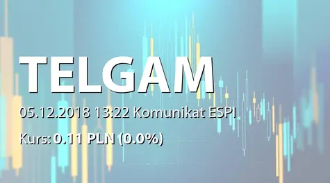 Przedsiębiorstwo Telekomunikacyjne TELGAM S.A.: Wykreślenie z KRS spółki zależnej (2018-12-05)