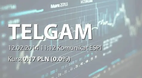 Przedsiębiorstwo Telekomunikacyjne TELGAM S.A.: Zakup akcji  przez Aleksandra Stojek (2014-02-12)