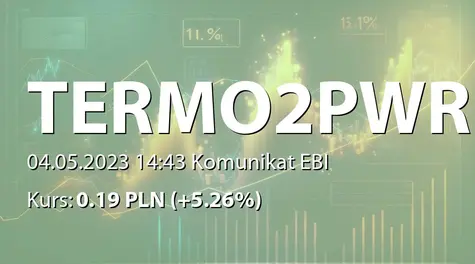 TERMO2POWER S.A.: NWZ - podjęte uchwały: zmiany w RN, zmiany w statucie (2023-05-04)