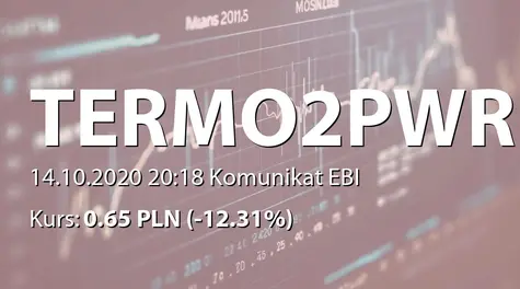 TERMO2POWER S.A.: SA-Q4 2019 - korekta (2020-10-14)