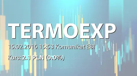 Termoexpert S.A.: SA-Q4 2015 (2016-02-15)