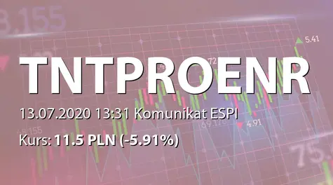 T&T Proenergy S.A.: Akceptacja Zarządu dla emisji akcji i wydania ich w zamian za udziały w T&T Proenergy sp. z o.o. (2020-07-13)