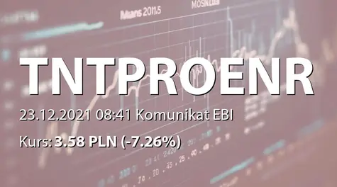 T&T Proenergy S.A.: Incydentalne naruszenie obowiązków informacyjnych (2021-12-23)