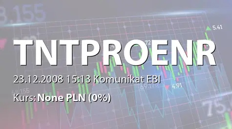 T&T Proenergy S.A.: Korekta nazwy oraz uzupełnienie raportu bieĹźÄcego nr 34/2008 w sprawie zwołania Walnego Zgromadzenia SpĂłłki (2008-12-23)