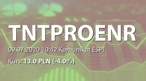 T&T Proenergy S.A.: Oszacowanie wartości godziwej udziałów T&T Proenergy sp. z o.o.  (2020-07-09)