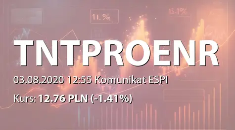 T&T Proenergy S.A.: Promesa warunków sprzedaży energii elektrycznej i świadczenia usług bilansowania handlowego prądu w latach 2020-2022 (2020-08-03)