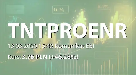 T&T Proenergy S.A.: Realizacja budowy własnej elektrowni (2020-03-13)