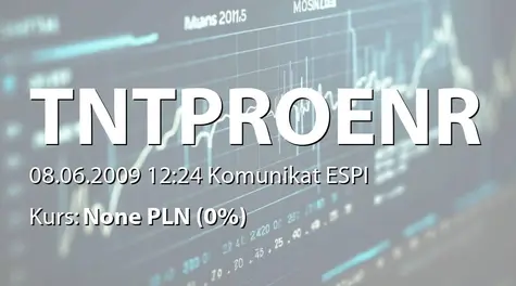 T&T Proenergy S.A.: Sprzedaż akcji przez Andrzeja Pereta - korekta raportu nr 17/2009 (2009-06-08)