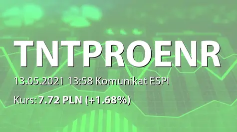 T&T Proenergy S.A.: Umowa spółki zależnej z Energa Obrót SA (2021-05-13)