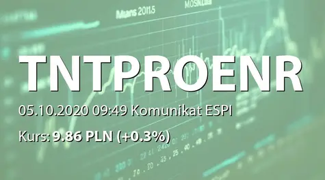 T&T Proenergy S.A.: Zawarcie przez spółkę zależną umowy dzierżawy gruntu pod budowę elektrowni fotowoltaicznej (2020-10-05)