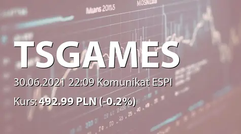 Ten Square Games S.A.: Zawarcie umowy zobowiazującej do nabycia udziału w Rortos S.r.l. (2021-06-30)