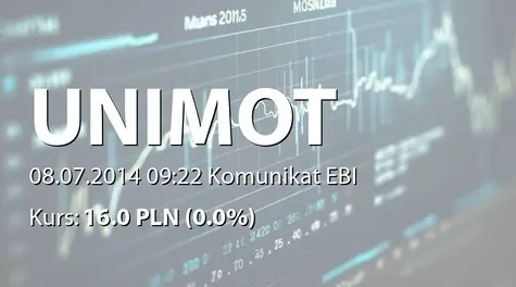 UNIMOT S.A.: Zakup podmiotu przez Unimot System sp. z o.o.  (2014-07-08)