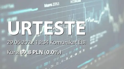 URTESTE S.A.: Powołanie członków RN (2022-06-29)