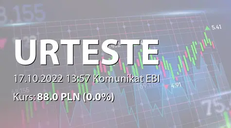 URTESTE S.A.: SA-Q2 2022 - korekta (2022-10-17)