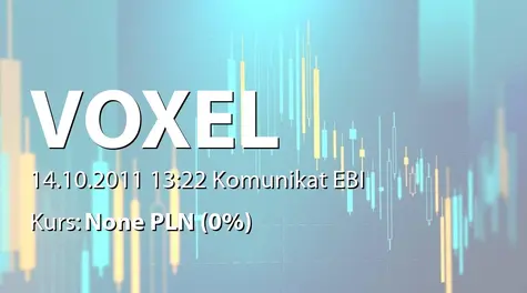 Voxel S.A.: Zakup akcji przez osobę powiązaną (2011-10-14)