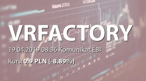 VR Factory Games S.A.: SA-R 2018 (2019-04-19)