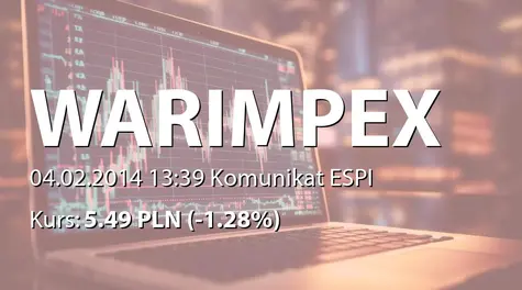 Warimpex Finanz- und Beteiligungs AG: Zakup akcji przez osobę powiązaną (2014-02-04)