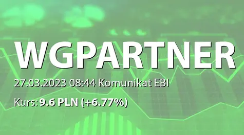 W.G Partners S.A.: Korekta raportu EBI 1/2023 (2023-03-27)