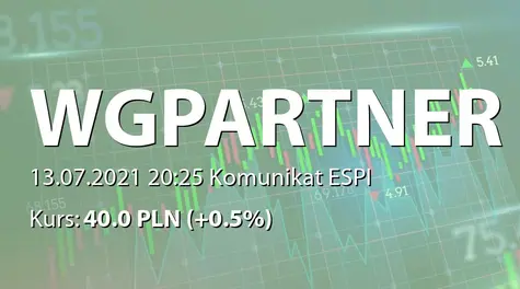 W.G Partners S.A.: Porozumienie inwestycyjne z Tar Heel Capital Pathfinder MT Ltd. (2021-07-13)