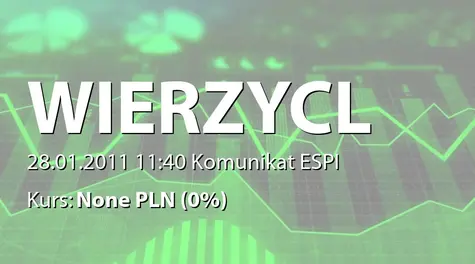 Wierzyciel S.A.: Sprzedaż akcji przez członka RN (2011-01-28)