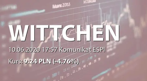 Wittchen S.A.: Dopuszczenie i wprowadzenie do obrotu akcji serii D (2020-06-10)