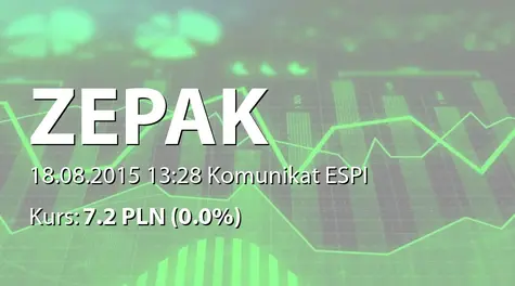 ZE PAK S.A.: Sprzedaż akcji przez Argumenol Investment Company Ltd. (2015-08-18)