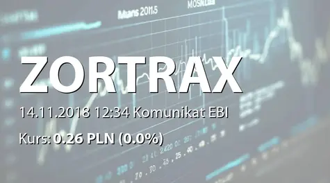 Zortrax S.A.: SA-Q3 2018 (2018-11-14)