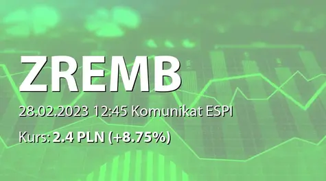 Zakład Budowy Maszyn Zremb-Chojnice S.A.: NWZ - podjęte uchwały: zmiany w RN (2023-02-28)